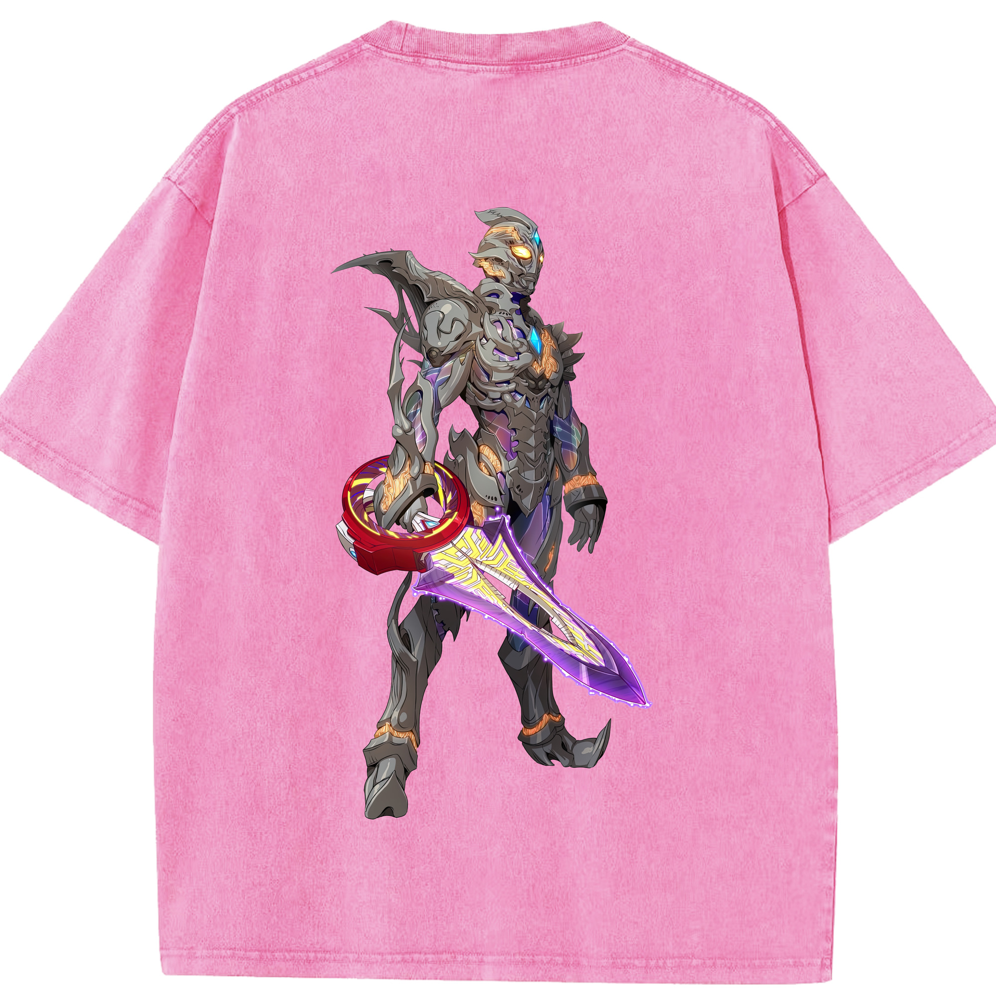 （画像用） ウルトラマン Ultraman 綿100% ヴィンテージ風 半袖Tシャツ（背面プリント）